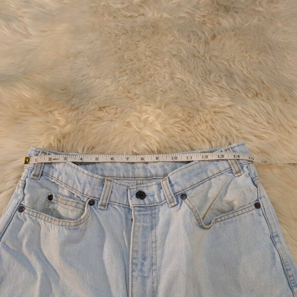 Vintage GWG Light Wash Scrubbies Creased Front High Rise Jeans Size 34x30 - Picture 11 of 16